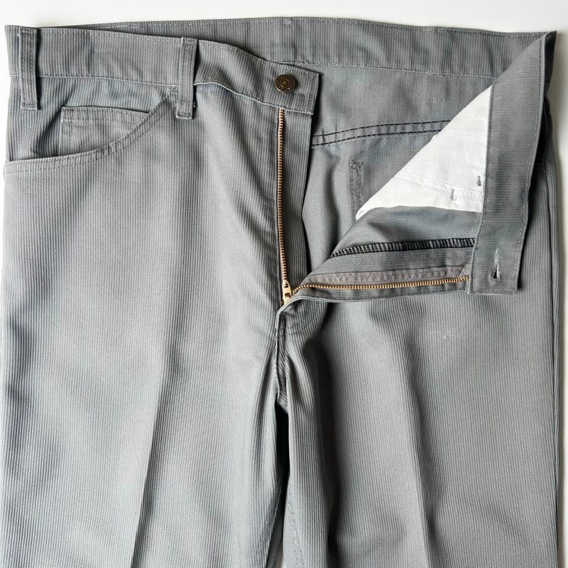 80s Levis 517 コットン ピケ スタプレ フレア パンツ W36 L31 / 80