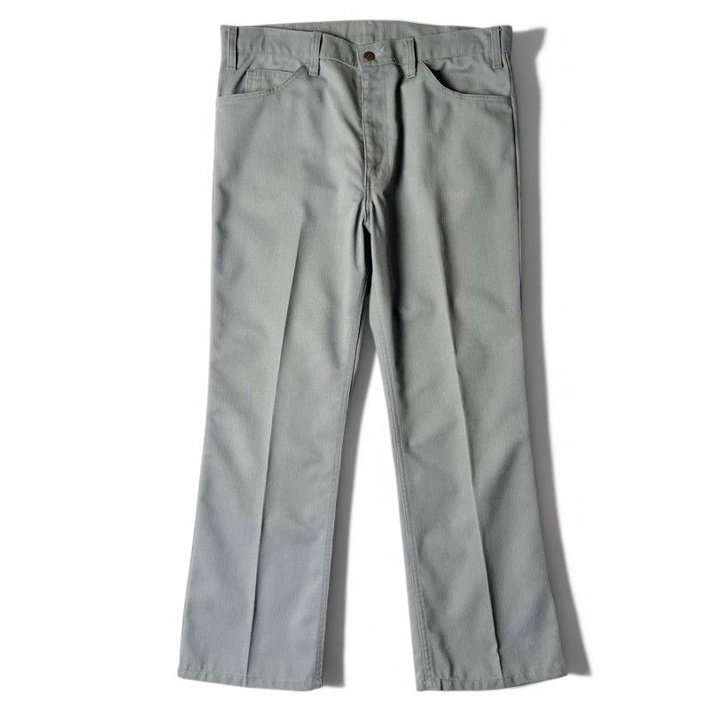80s Levis 517 コットン ピケ スタプレ フレア パンツ W36 L31 / 80