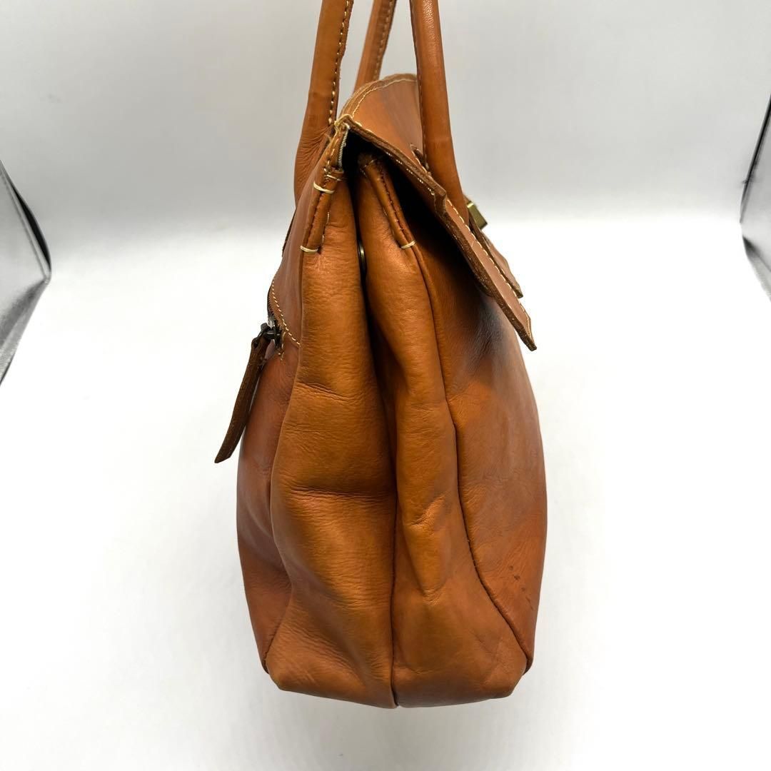 archive leather bag vintage leather tote turn lock bag genuine