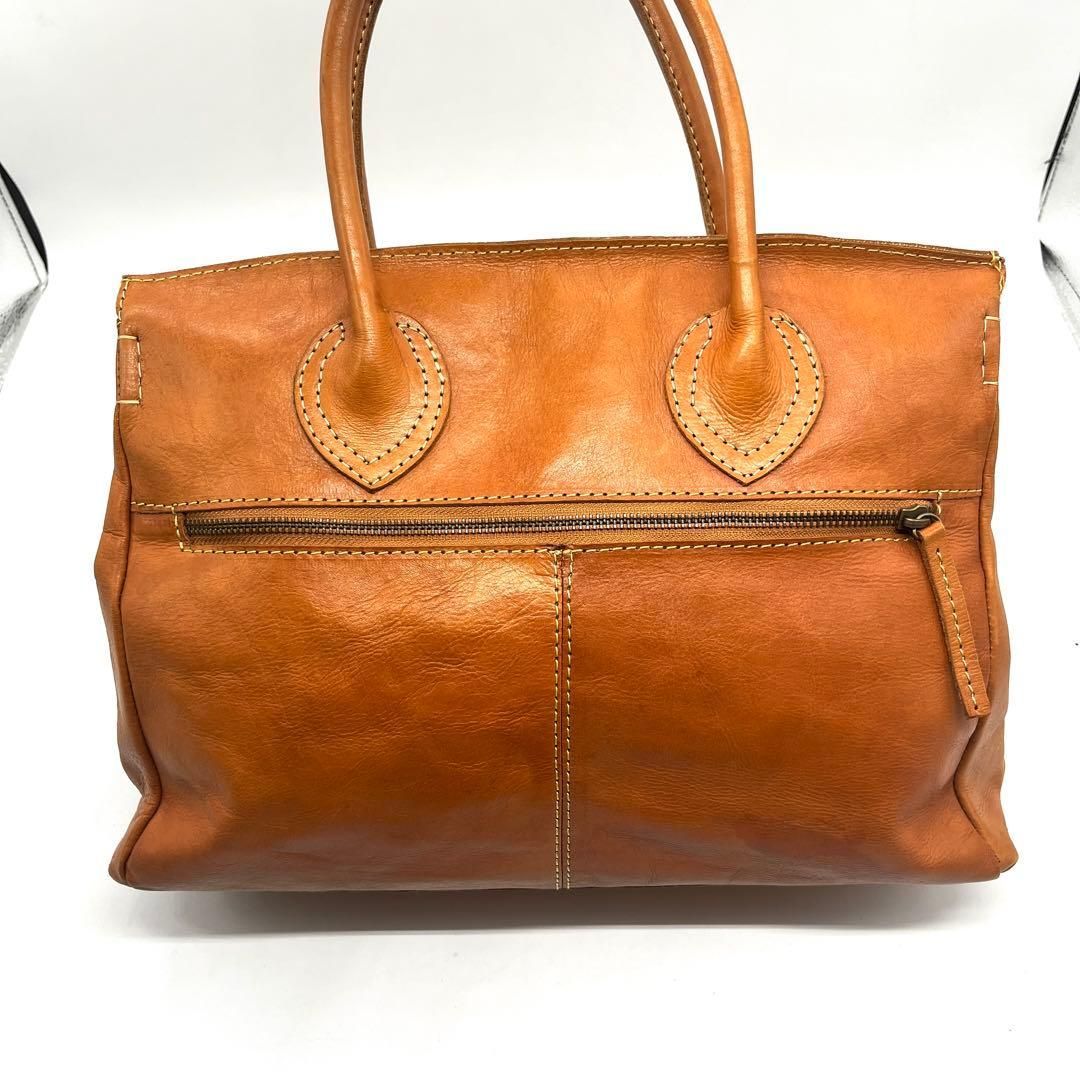 archive leather bag vintage leather tote turn lock bag genuine