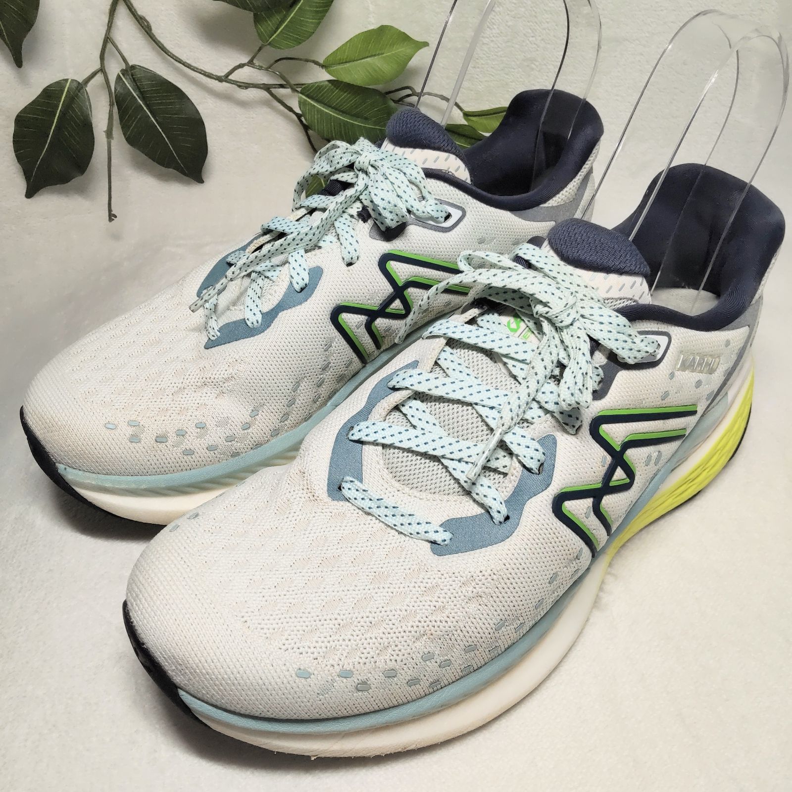 【良品】KARHU/カルフ/メスタリ　ラン1.0/KH105002/ランニングシューズ/ホワイト/ブルー/グリーン/28.0cm