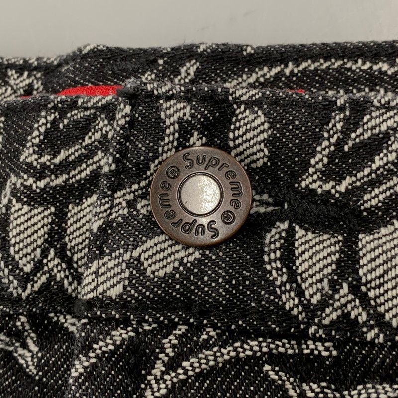 中古美品】 SUPREME シュプリーム 25SS BANDANA JACQUARD BAGGY JEAN 