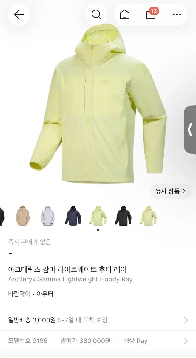 ARC'TERYX アークテリクス GAMMA(ガンマ) ライトウェイト WHO(フ) レイ