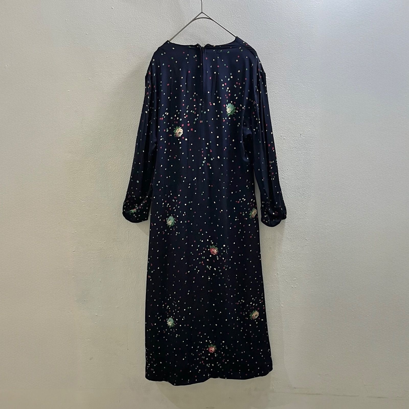 USA 50s レーヨン ロング ワンピース マキシ アメリカ ヴィンテージ Vintage 変形 I46 USA 50s レーヨン ロング ワンピース マキシ アメリカ ヴィンテージ Vintage 変形 I46