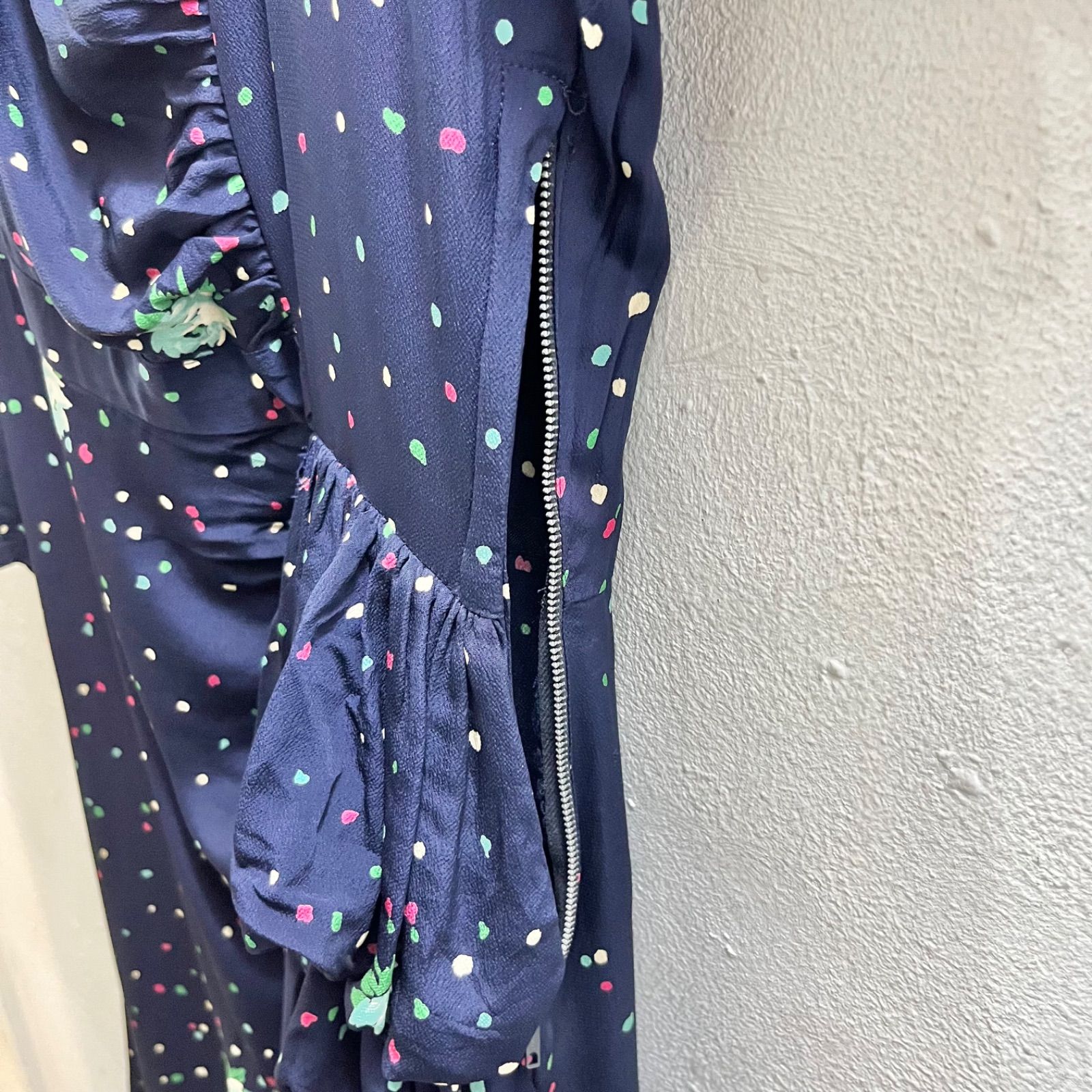 USA 50s レーヨン ロング ワンピース マキシ アメリカ ヴィンテージ Vintage 変形 I46 USA 50s レーヨン ロング ワンピース マキシ アメリカ ヴィンテージ Vintage 変形 I46
