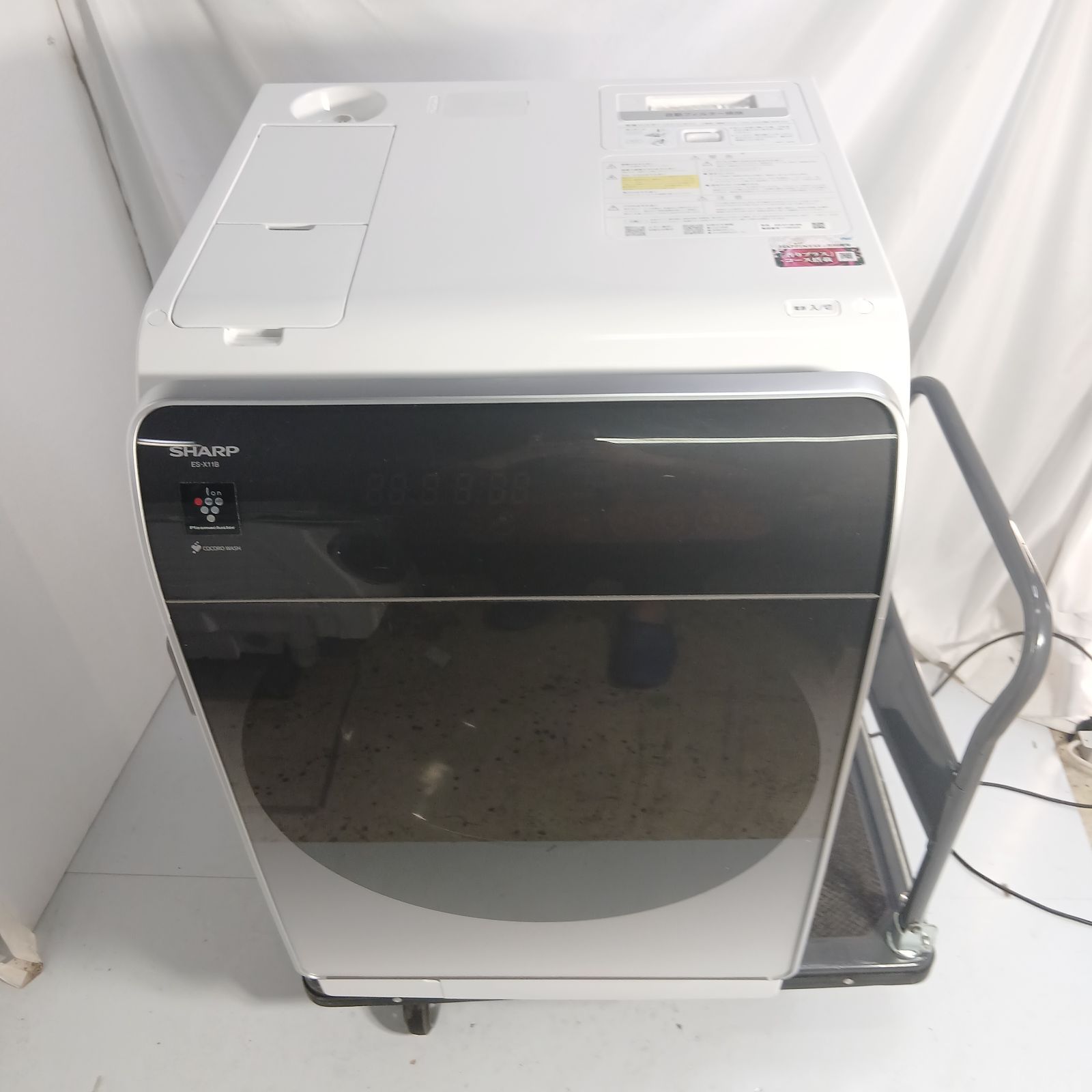 送料込/極美品】SHARP ドラム式洗濯乾燥機 ES-X11B 右開き 11kg - メルカリ