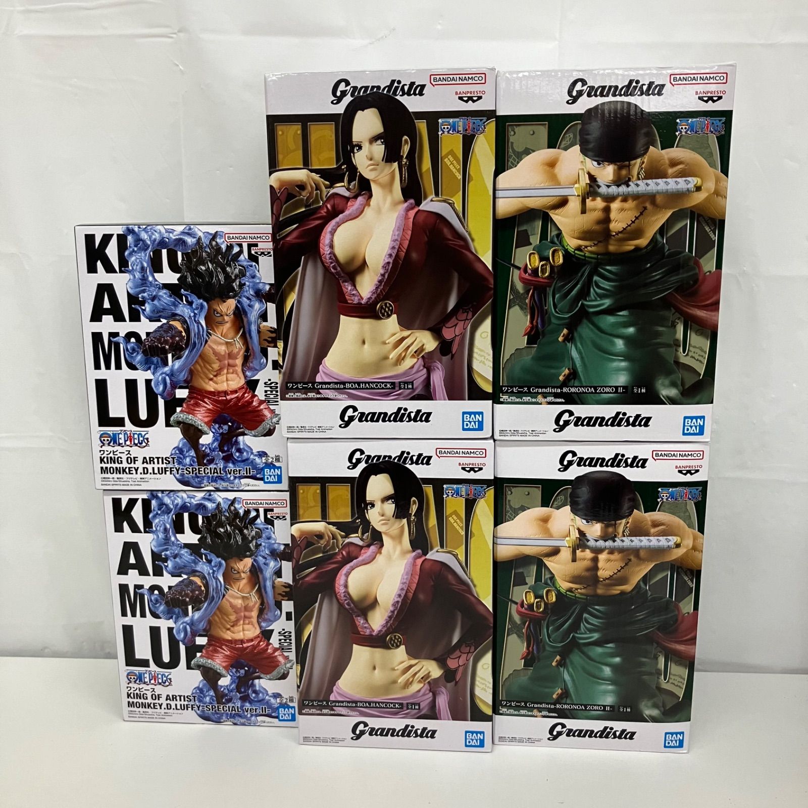 未開封 ONE PIECE ワンピース grandista ハンコック ロロノア ゾロ Ⅱ 