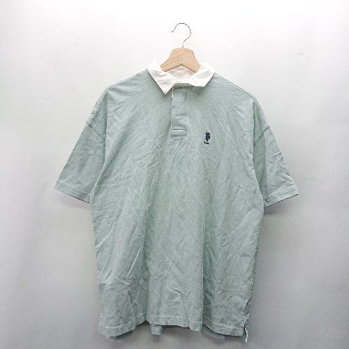 ◇ ⊂ U.S. POLO ASSN. ユーエスポロアッスン 半袖 ポロシャツ サイズ M ライトブルー系 レディース E 【1409240053231】