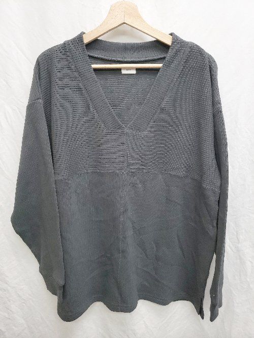 ◇ Θ URBAN RESEARCH DOORS アーバンリサーチ 長袖 Tシャツ カットソー サイズM ダークグレー レディース P 【1409250008078】