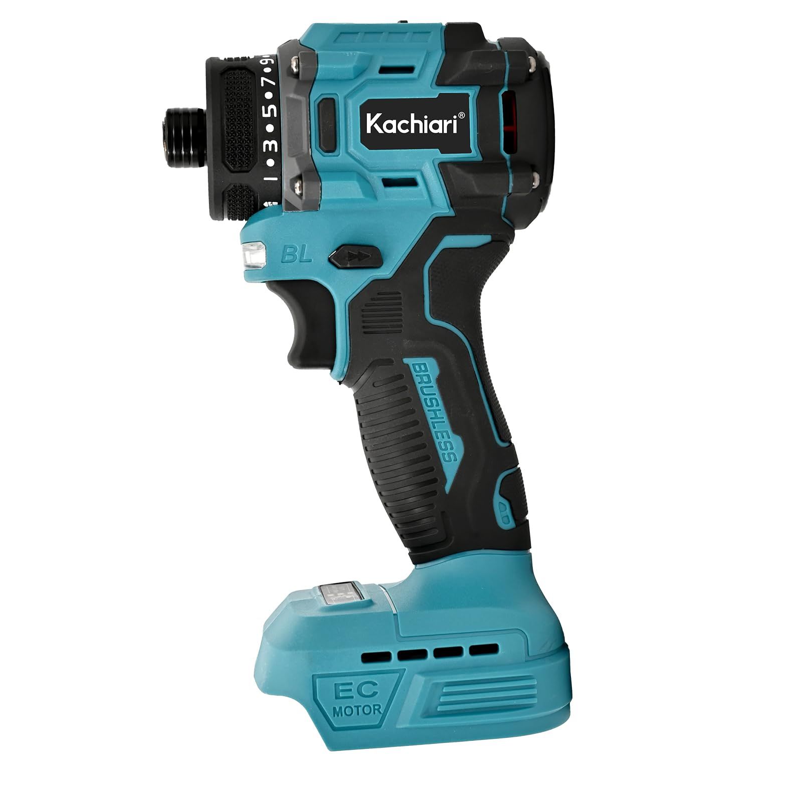Kachiari(カチアリ) 充電式ドライバー 18V 40N.m 21＋1段階トルク調節 スピード調節機能 正逆転切替 ブラシレスモーター搭載電動ドリルドライバー ネジ締め 引越し 家具組立 初心者向け DIY 日曜大工 マキタ18Vバッテリー対応 BL 0