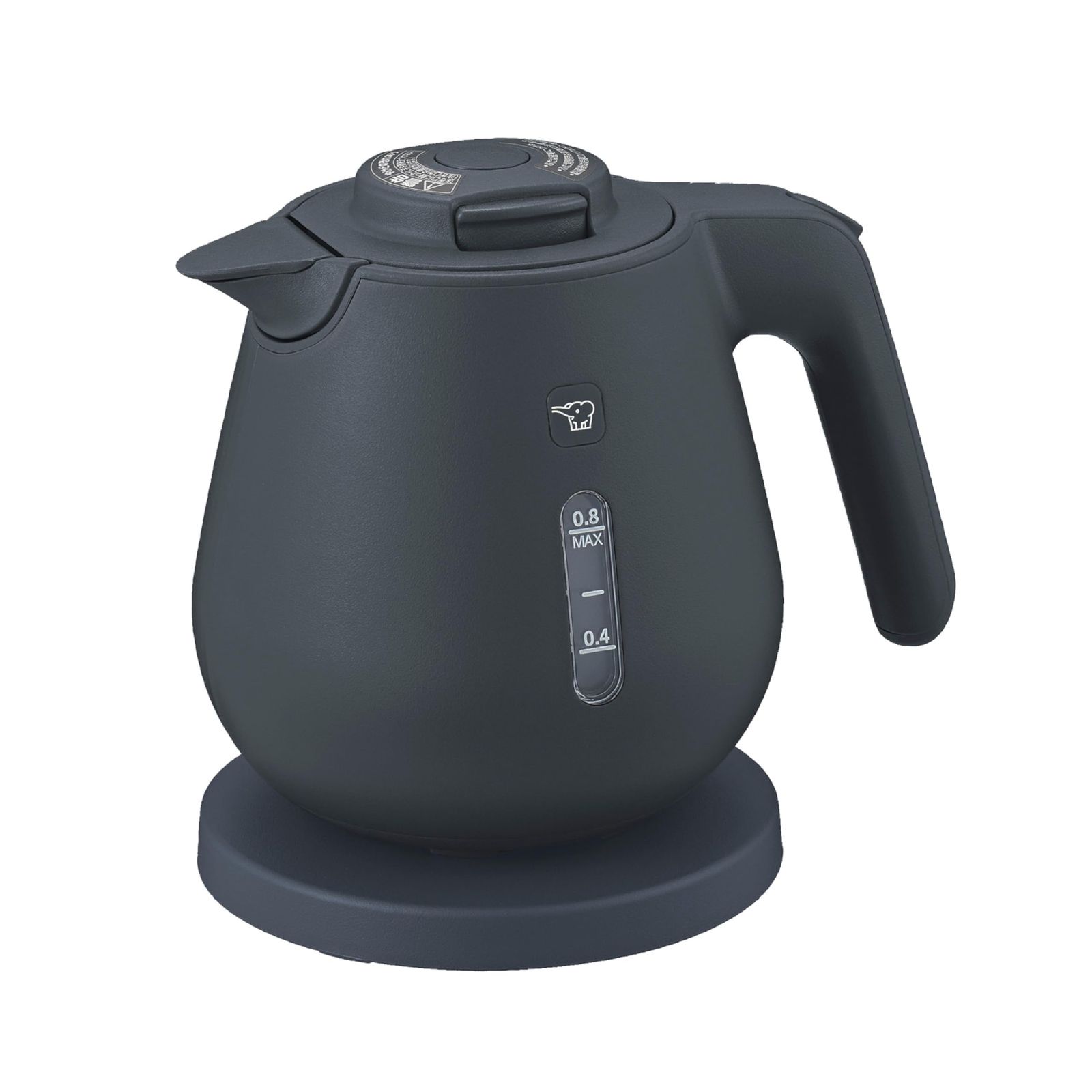 【Amazon.co.jp 限定】象印マホービン 電気ケトル 0.8L コンパクト 安全設計 転倒湯漏れ防止 ほこりブロック ソフトブラック CK-DC08AM-BM 0 5,203円