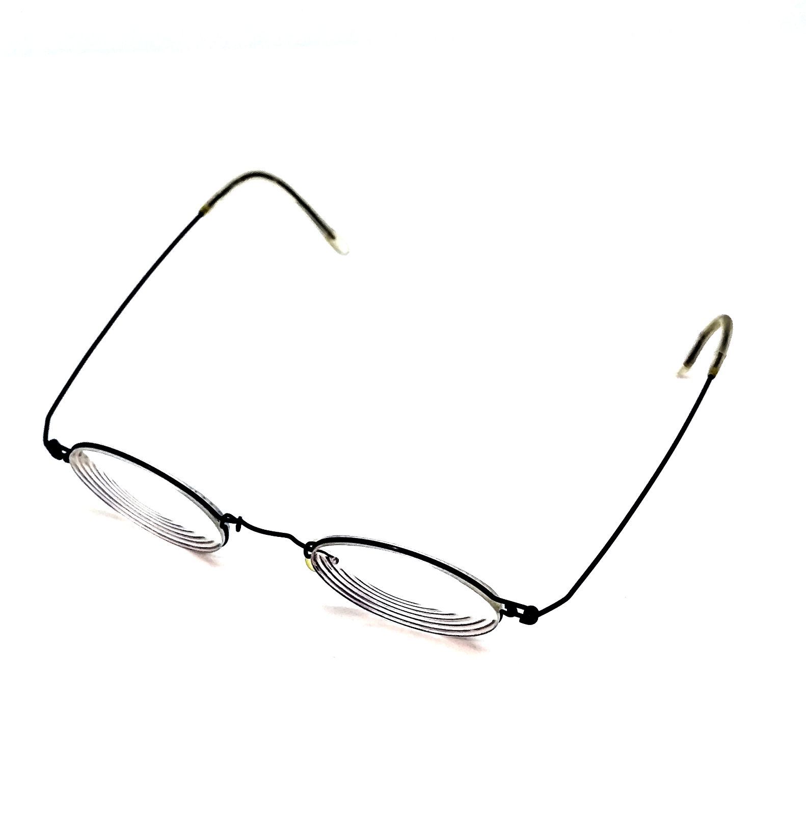 LINDBERG ラウンドフレーム　メガネ　未使用に近い LINDBERG リンドバーグ 丸メガネ ラウンドフレーム 度入り メガネ