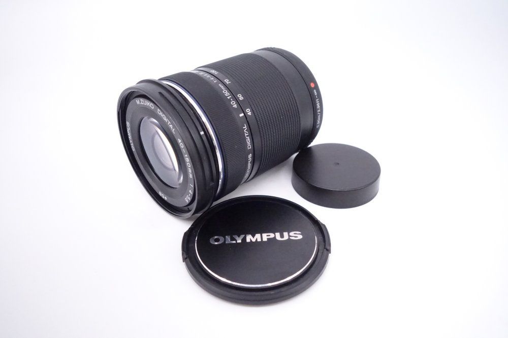 【美品】OLYMPUS オリンパス M.ZUIKO DIGITAL 40-150mm F4.0-5.6 R ブラック [W2605035A]