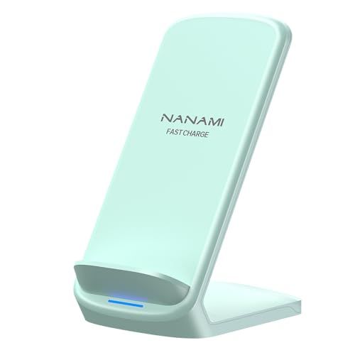 NANAMI 15W ワイヤレス充電器 QI認証 急速充電 ミントグリーン - メルカリ