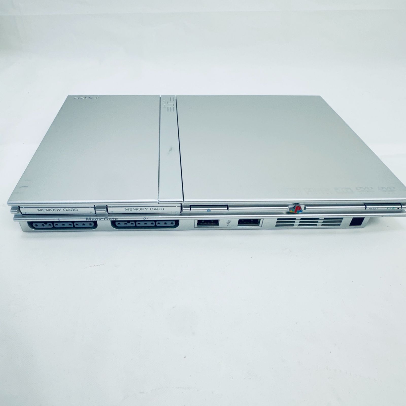 美品 箱付 PS2 薄型 プレステ2 プレイステーション2 本体 コントローラ 