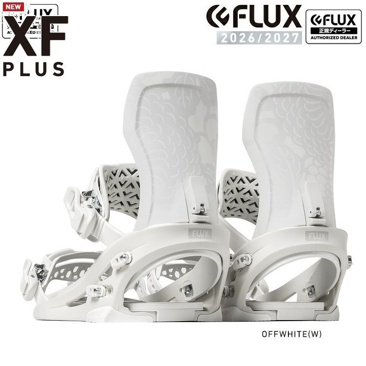 FLUX X F サイズM 新品未使用 FLUX BINDING XF PLUS ( OFF WHITE )フラックス エックスエフプラス
