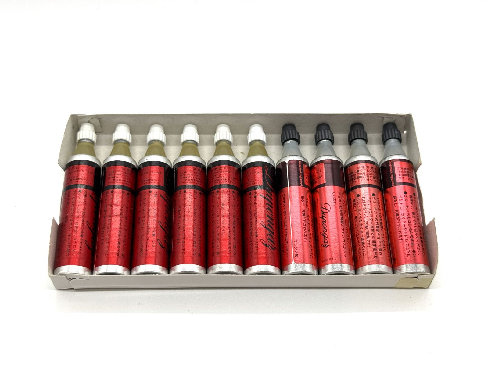 S.T.Dupont デュポンガス 旧型 純正 赤 10本セット デッドストック