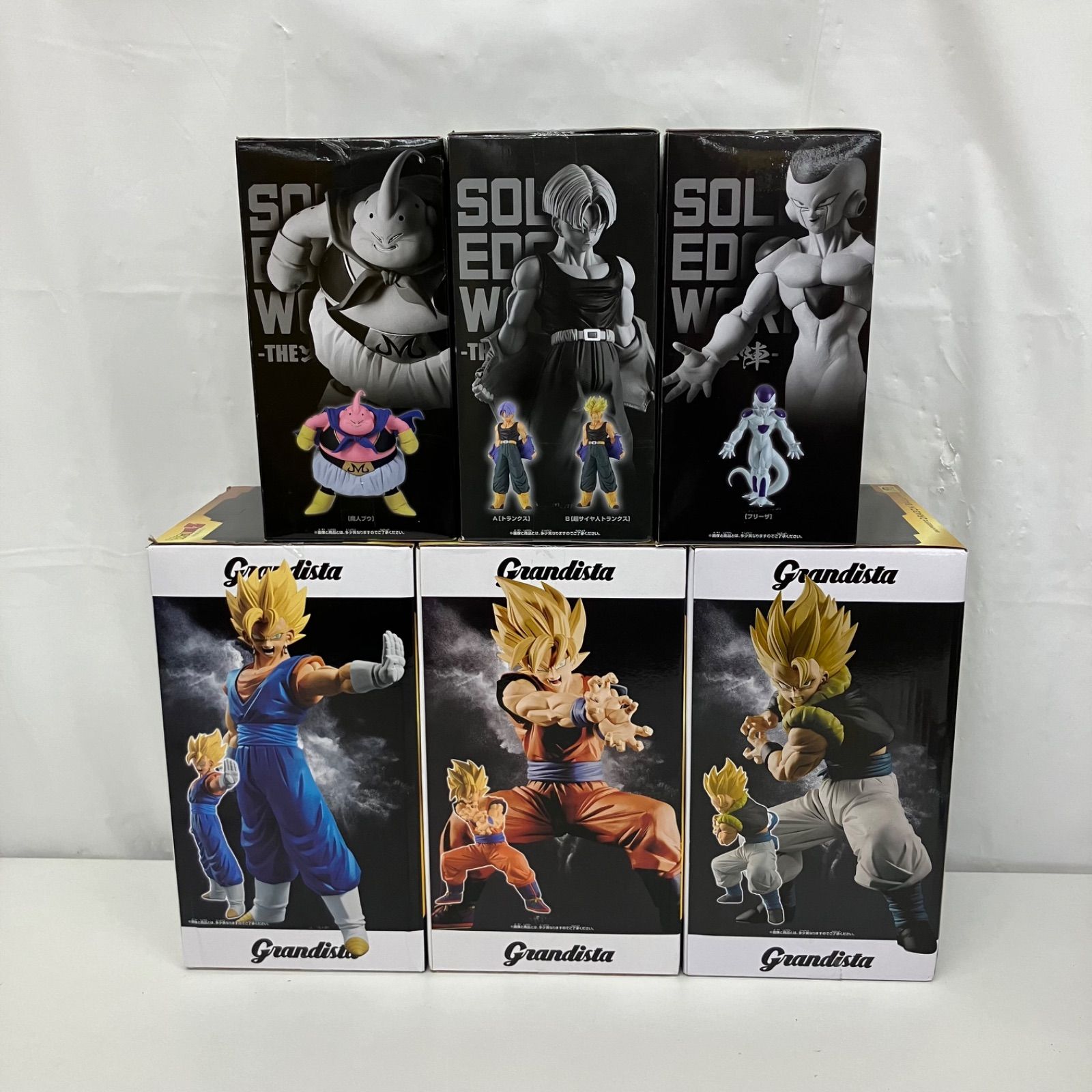 ドラゴンボール フィギュア　出陣　セット■ブウ　フリーザ　ベジータ　トランクス他 未開封 ドラゴンボール solid edge works THE出陣 魔人ブウ フリーザ