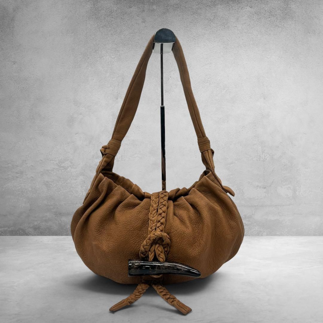 tresレザー 水牛トグル horn toggle 編み込み バッグ bag tresレザー