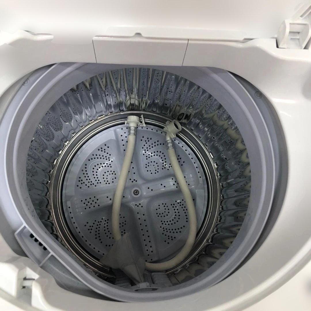 SHARP ES-GE7E-W 2021年製 7kg 全自動洗濯機 シャープ 風乾燥 槽