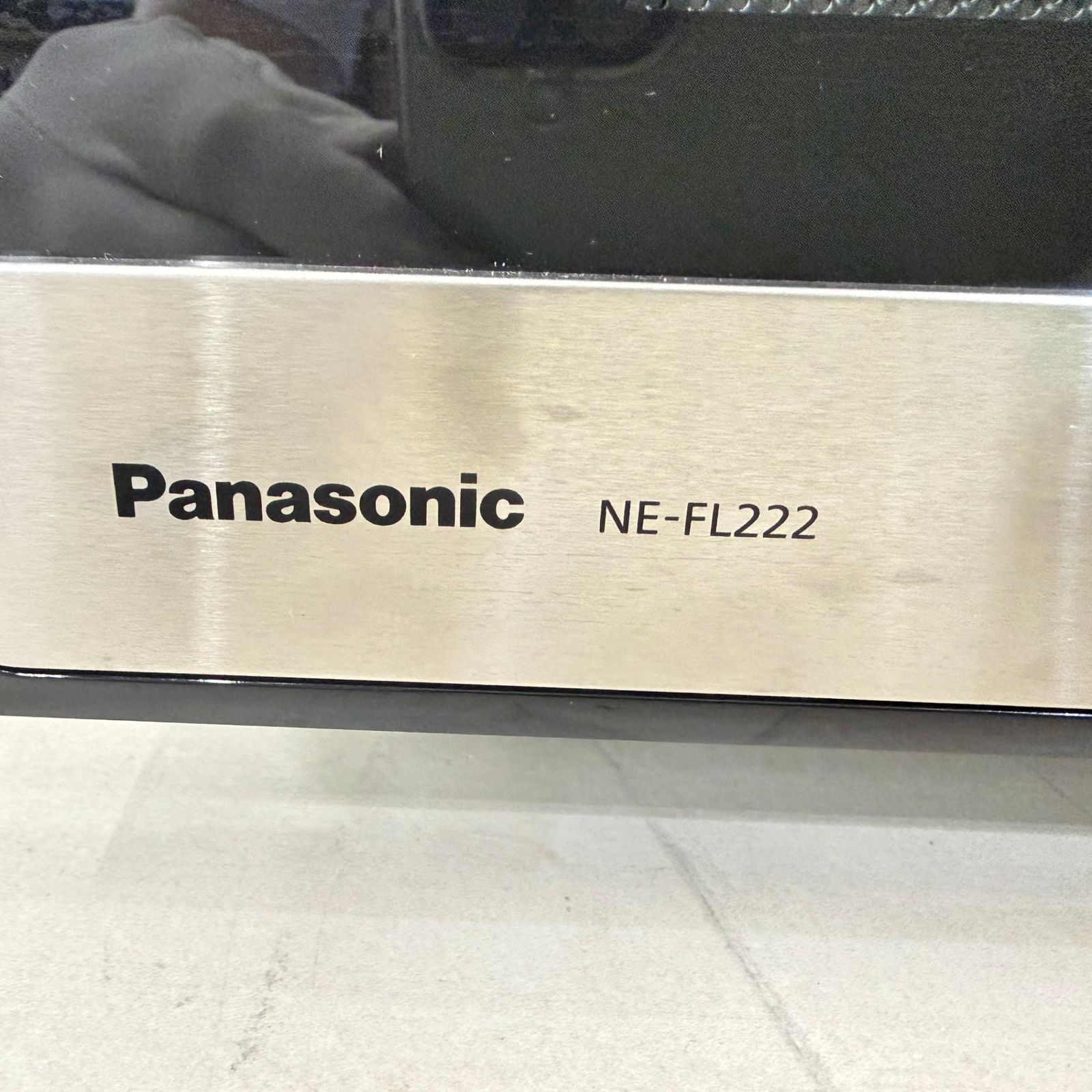 美品】パナソニック 電子レンジ NE-FL222-K フラット 22L ヘルツフリー 