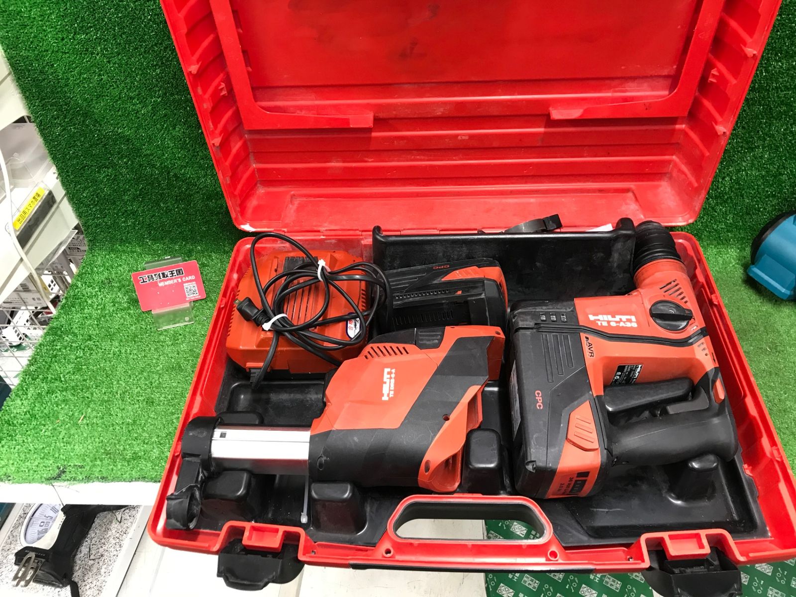 【中古品】【0918】★HILTI 充電式ハンマードリル TE6-A36DRS バッテリー・充電器・ケース付き　ITG7ZDEVTPGG