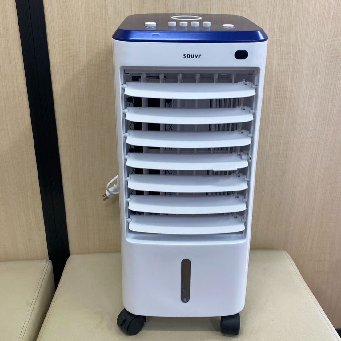 【✨通電確認済✨】SOUYI　ソウイ　冷風扇　冷風機　加湿　クーラー　電化製品　涼しい　夏　サーキュレーター　スポットクーラー　空調　稼働品　動作品　summer　酷暑　気温　温暖化　気温上昇　初夏　家庭用　インドア　快適　家電製品