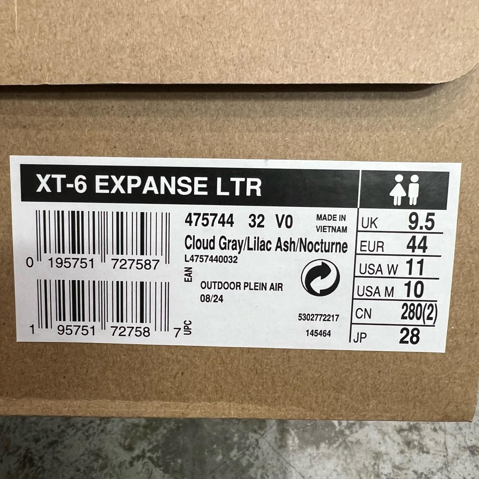 未使用 SALOMON XT-6 EXPANSE LTR スニーカー ハイテクスニーカー 