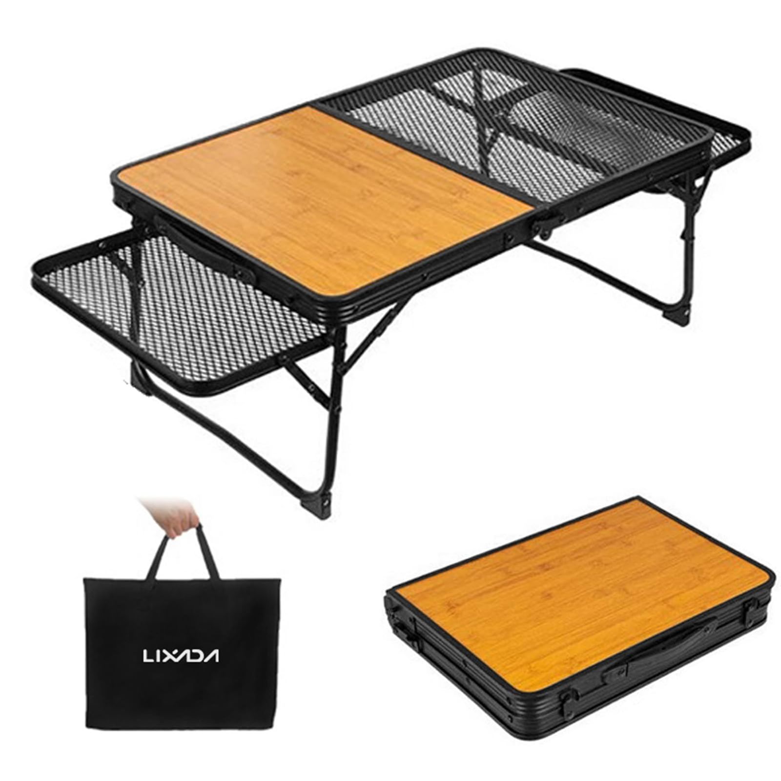 テーブル キャンプ アウトドア メッシュ 折りたたみテーブル 軽量 LIXADA キャンプ テーブル メッシュ 折りたたみ テーブル アウトドア
