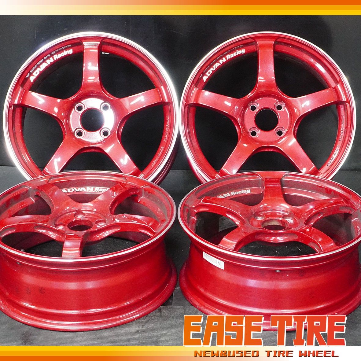 希少 YOKOHAMA ADVAN Racing TC-4 CRRカラー 17インチ 7.5J+40 PCD100 4H 4本セット スイフト ロードスター等