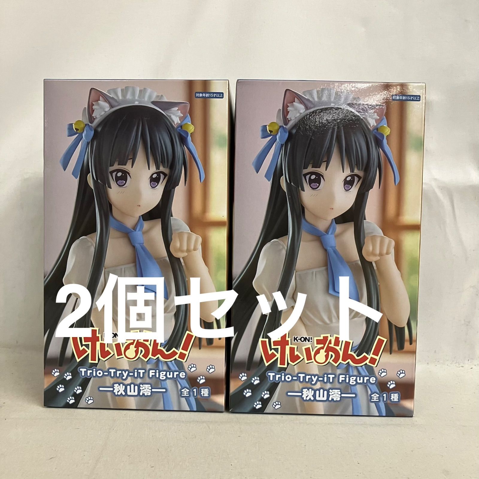 未開封 けいおん Trio-Try-iT Figure 秋山澪 フィギュア 2個セット