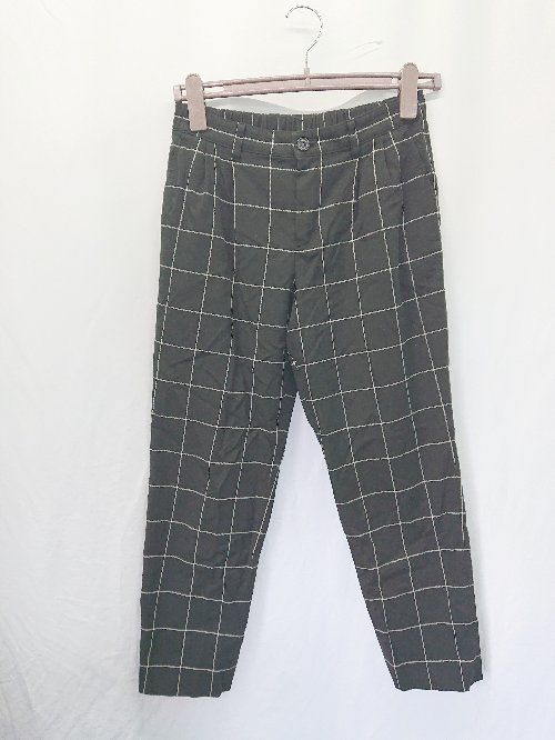 ◇ Θ MACKINTOSH PHILOSOPHY タック パンツ サイズ38 ブラック レディース E 【1410230015450】