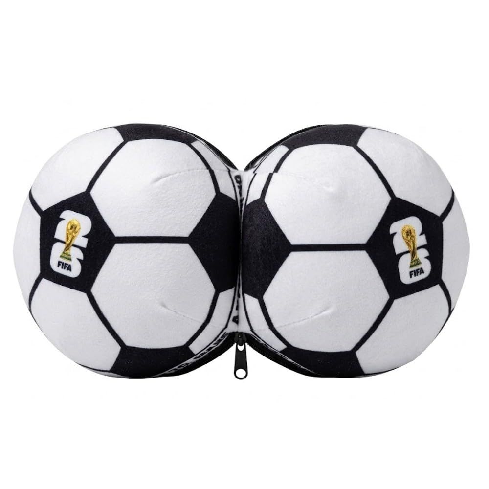 公式】フィファ ワールドカップ 2026 サッカーボール型 ネックピロー