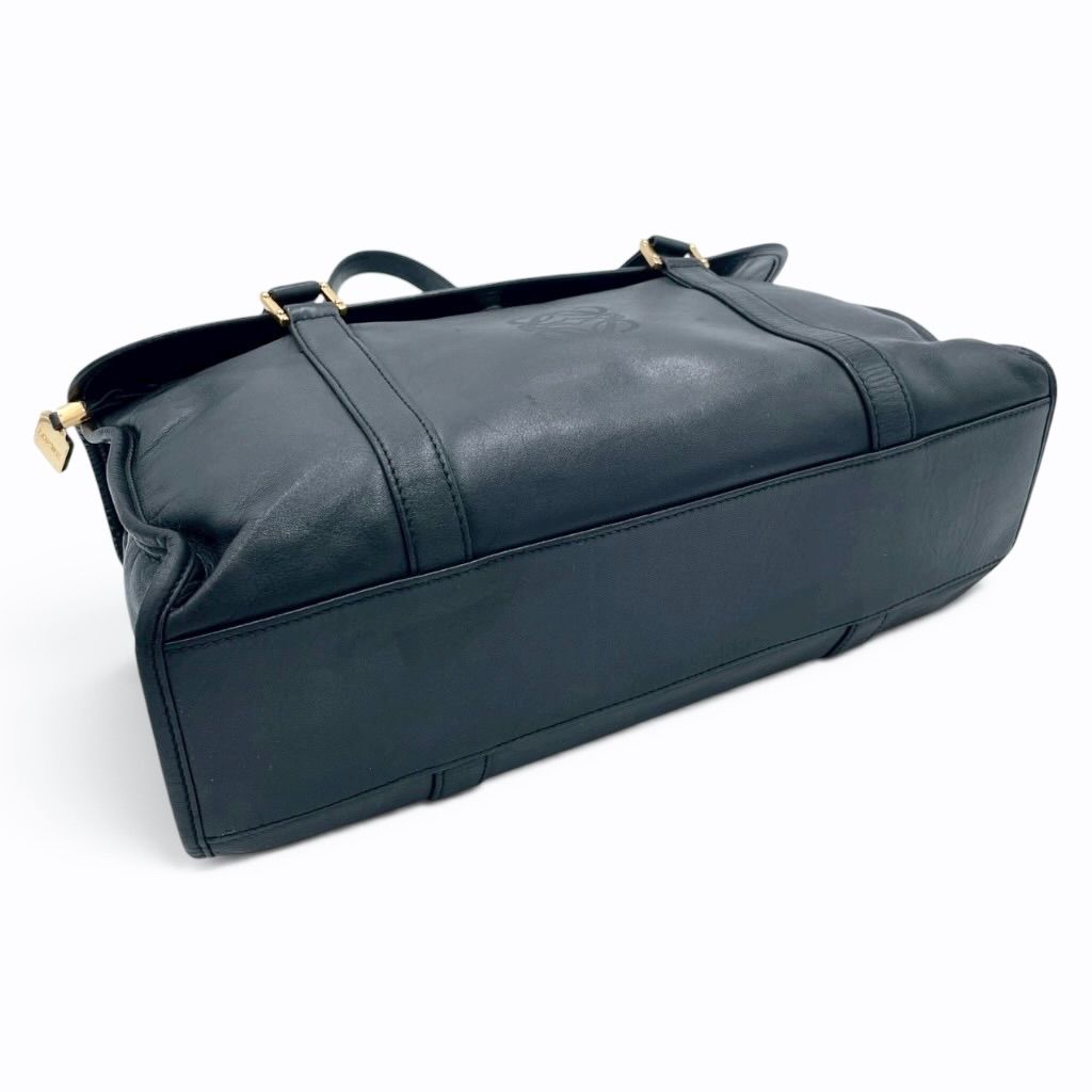 LOEWE ロエベ レザートートバッグ ワンショルダーバッグ 本革 ブラック