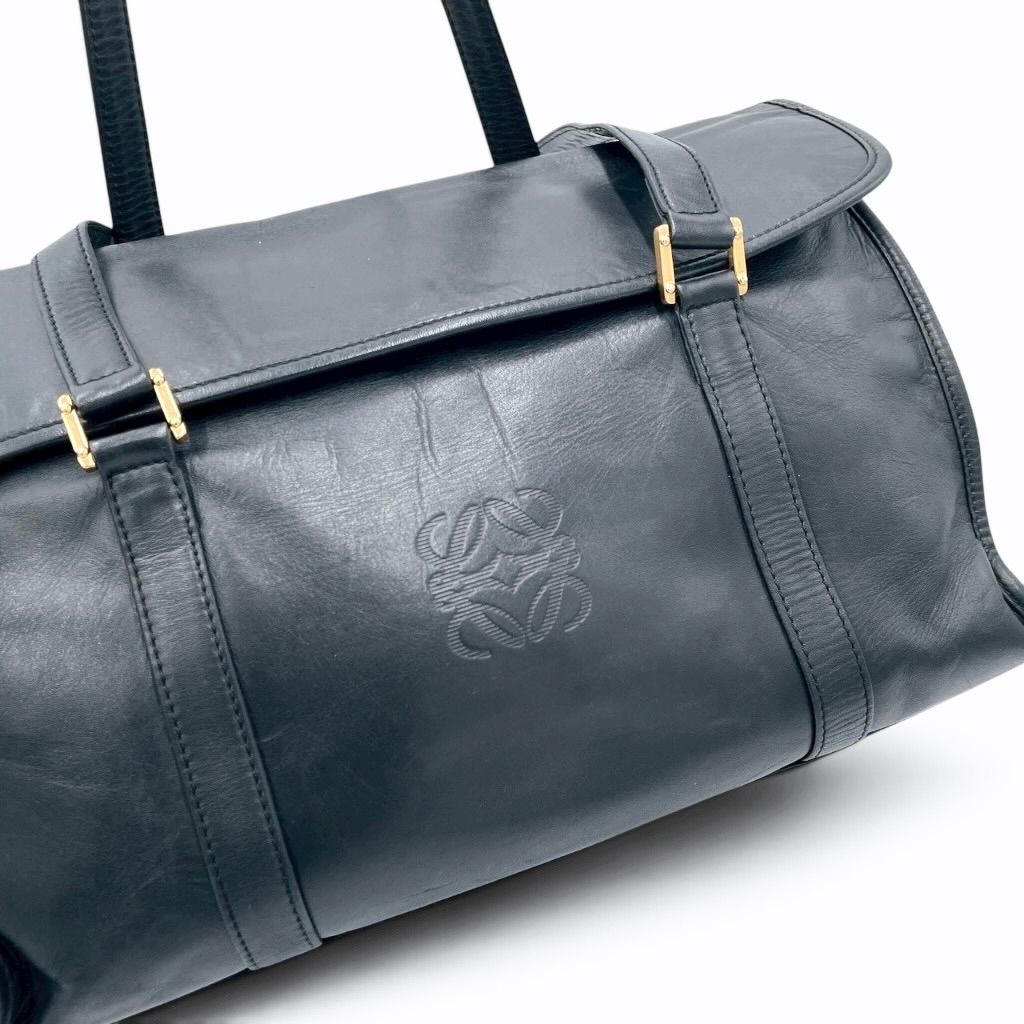 LOEWE ロエベ レザートートバッグ ワンショルダーバッグ 本革 ブラック