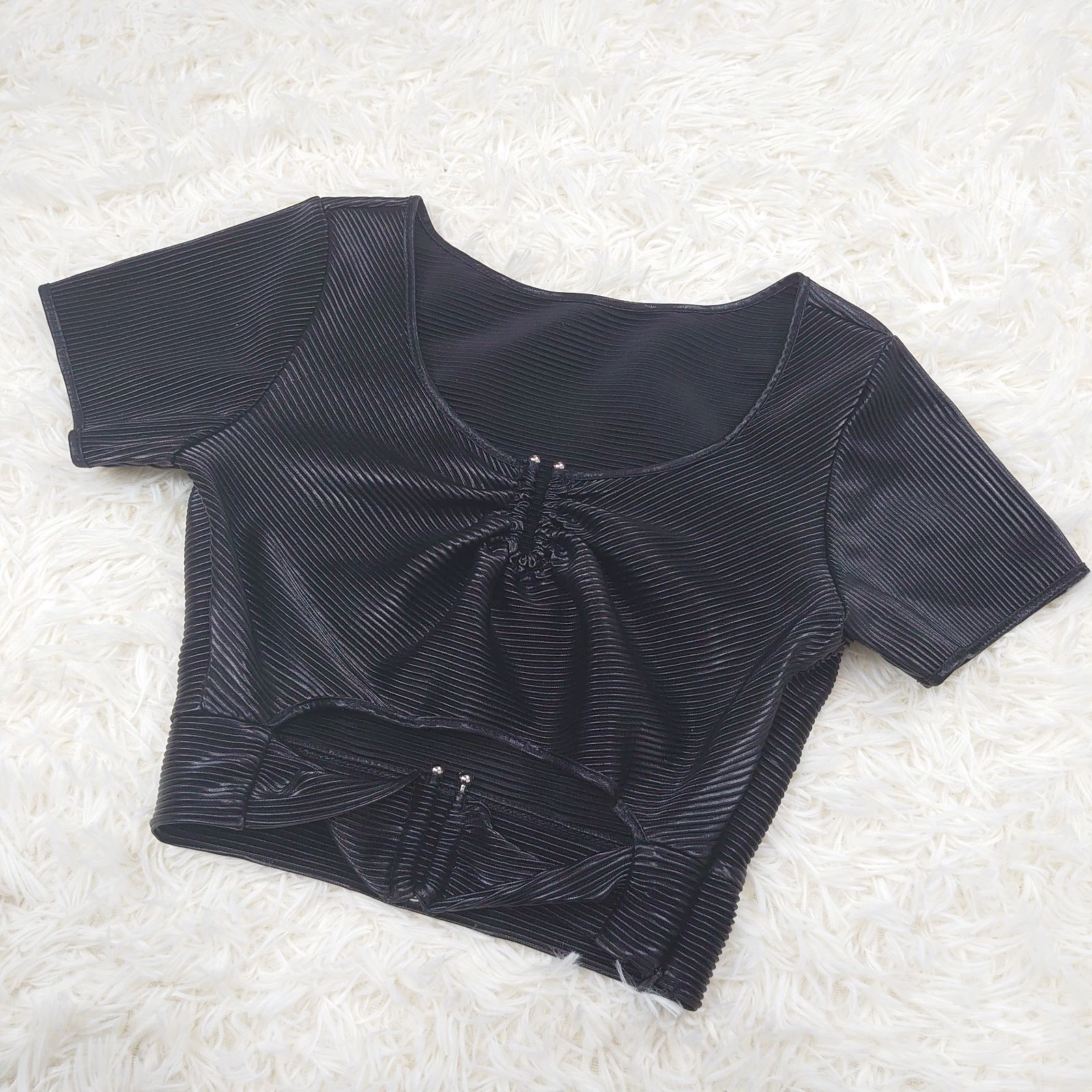 MELT THE LADY メルトザレディ twist cropped tops ツイストクロップド