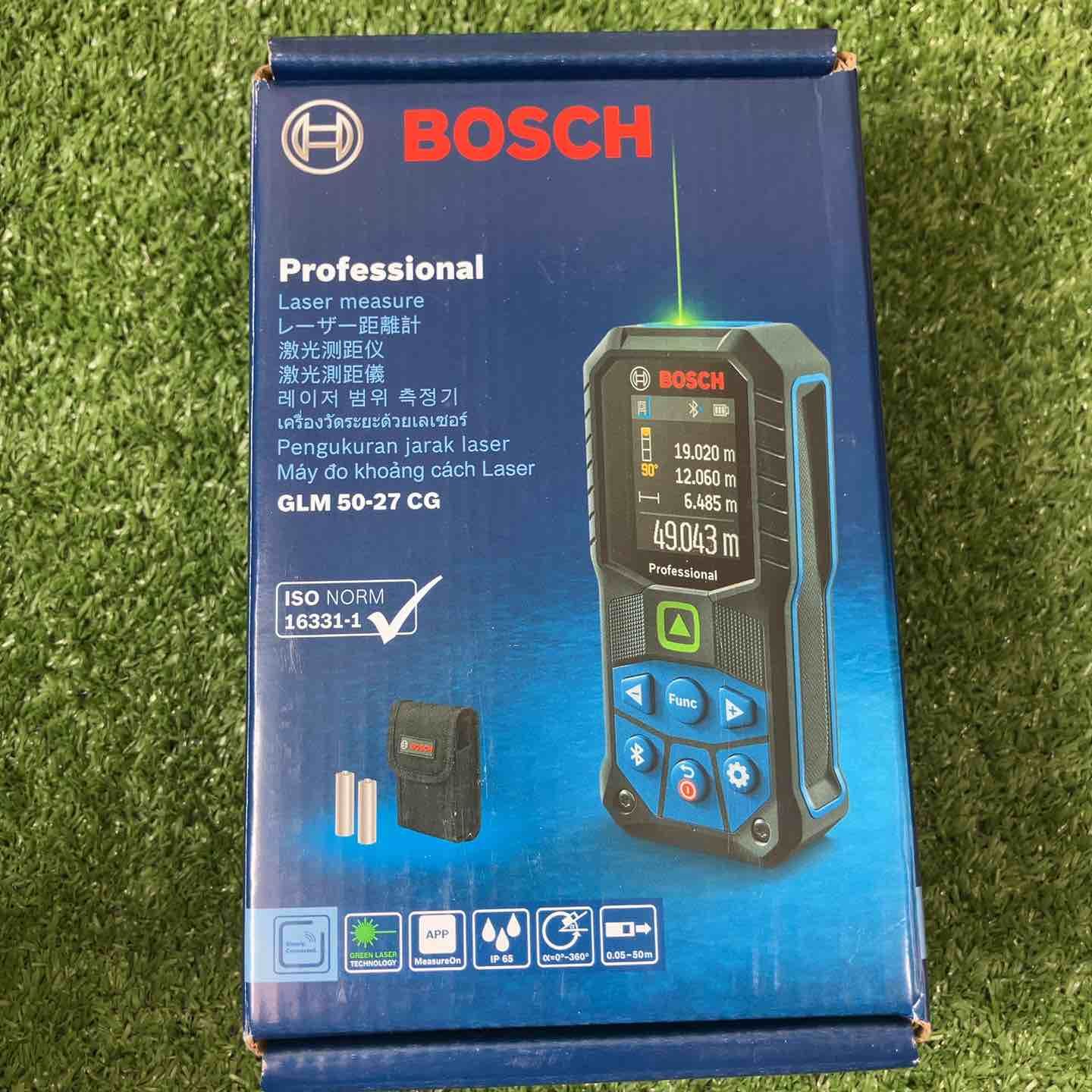 計測・検査 ◇ボッシュ(BOSCH) グリーンレーザー距離計 GLM50-27CG