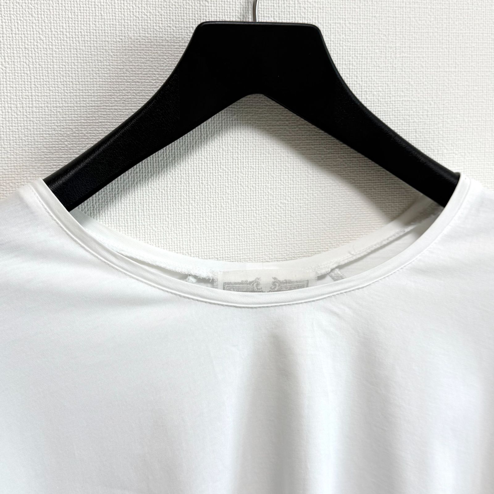 BEARDSLEY トイソルジャー スカーフ切替 カットソー F 白 バック 