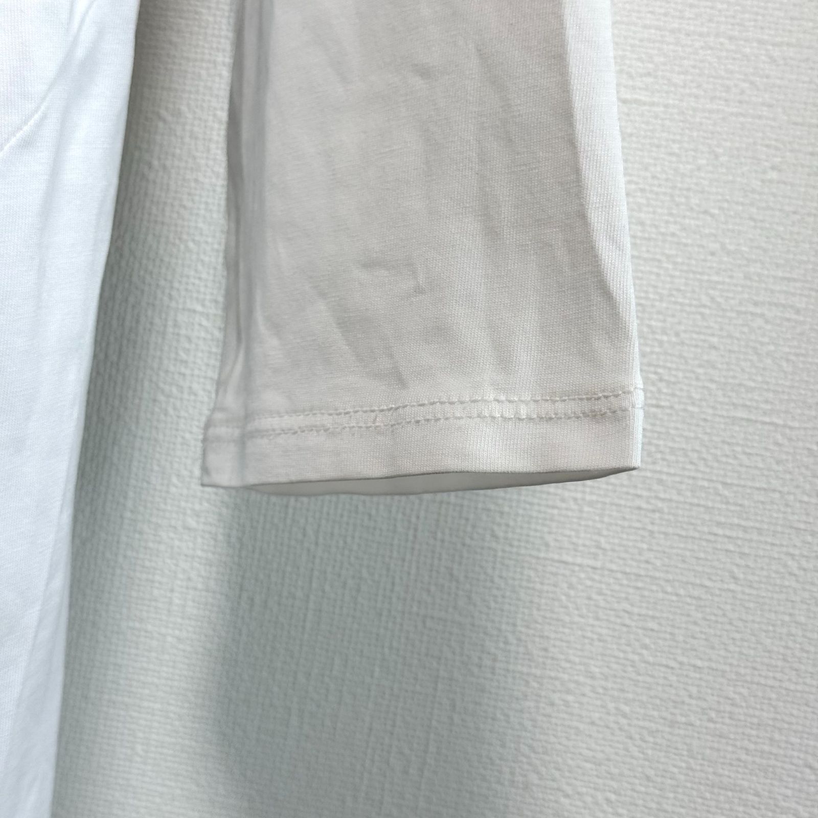 BEARDSLEY トイソルジャー スカーフ切替 カットソー F 白 バック 