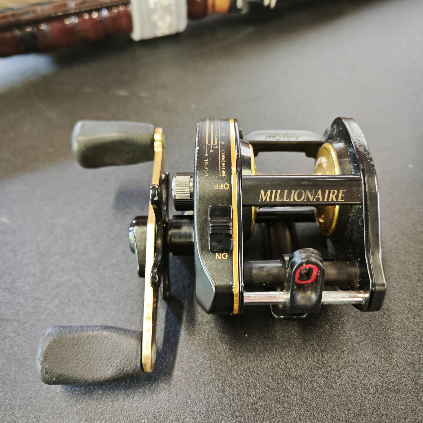 Daiwa ダイワ　MILLIONARE ST-40ベイトリール ヴィンテージ 動作確認済】ダイワ ミリオネア HI-SPEED オールド ベイトリール