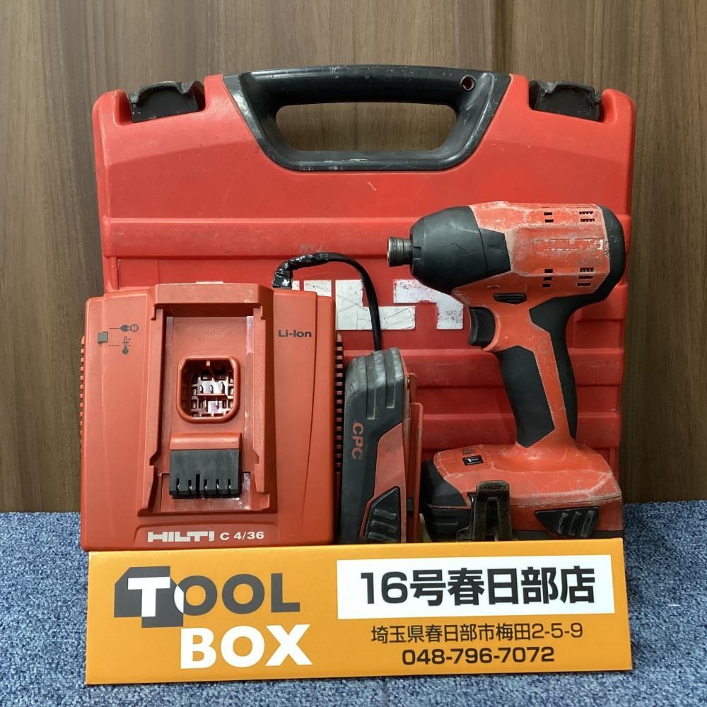 【中古】HILTI/ヒルティ SID22-A 充電式インパクトドライバ※商品説明欄必読【201】