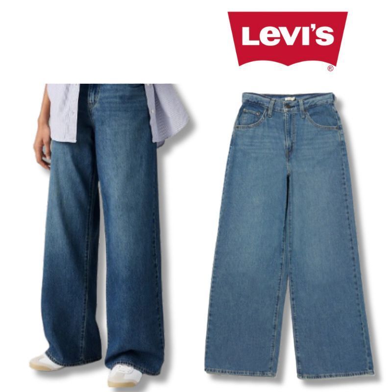 リーバイス Levi’s CINCH BAGGY ジーンズ デニム ミディアム インディゴ MEDIUM INDIGO レディース 001UP0002