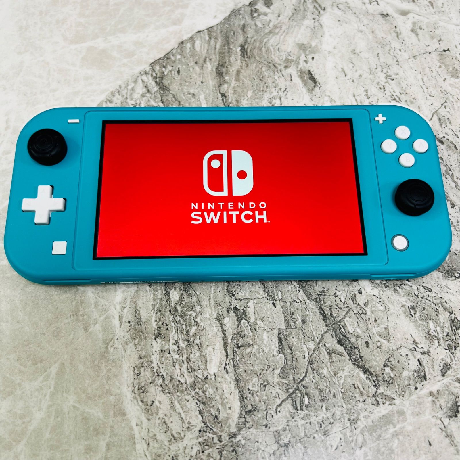 完動品】Nintendo Switch lite ターコイズ 箱付き - メルカリ