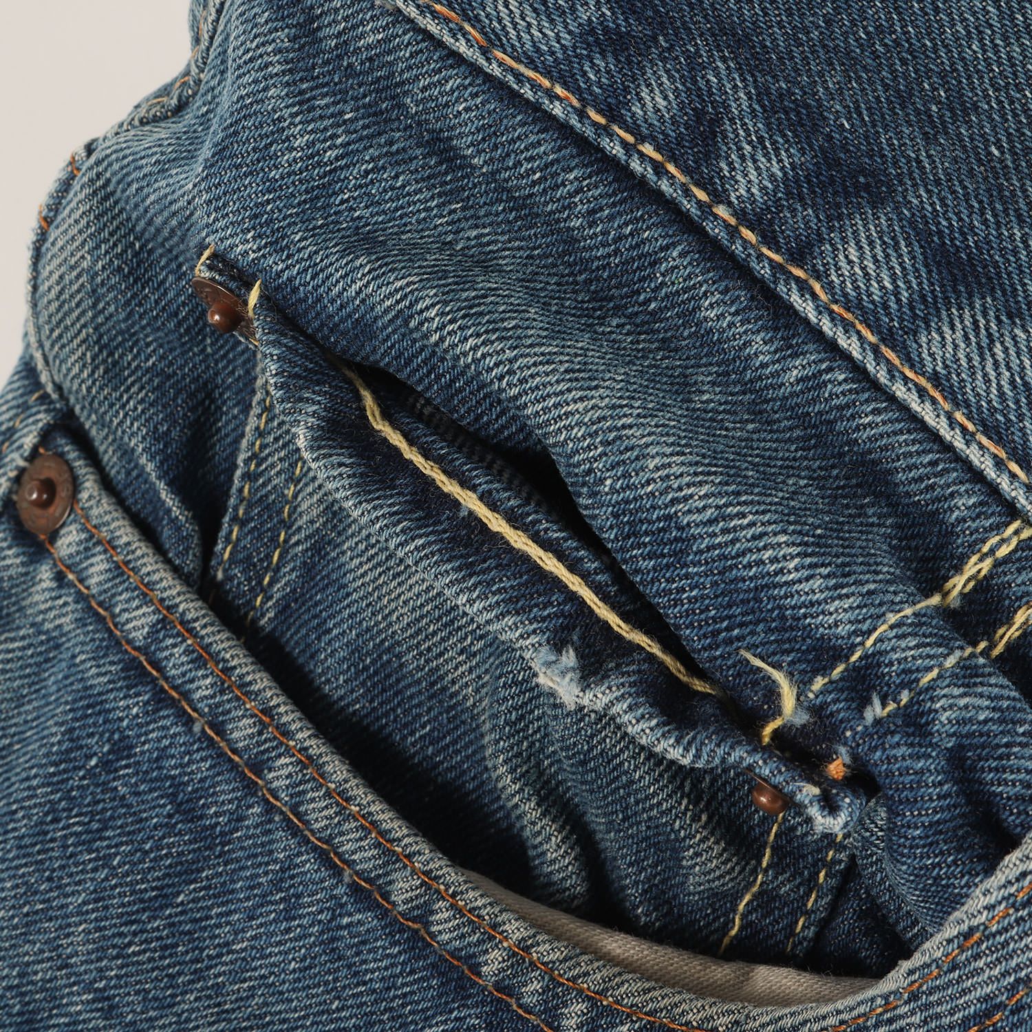 Levis / vintage ヴィンテージ リーバイス デニム パンツ サイズ:W38相当 | 希少 ビッグサイズ | 70s 505 66前期 Big E デニムパンツ | USA製 ボタン裏刻印8 | インディゴ 60% | 70年代 古着 | ボトムス ジーンズ ジーパン【メンズ】【中古】 Levis / vintage ヴィンテージ リーバイス デニム パンツ サイズ:W38