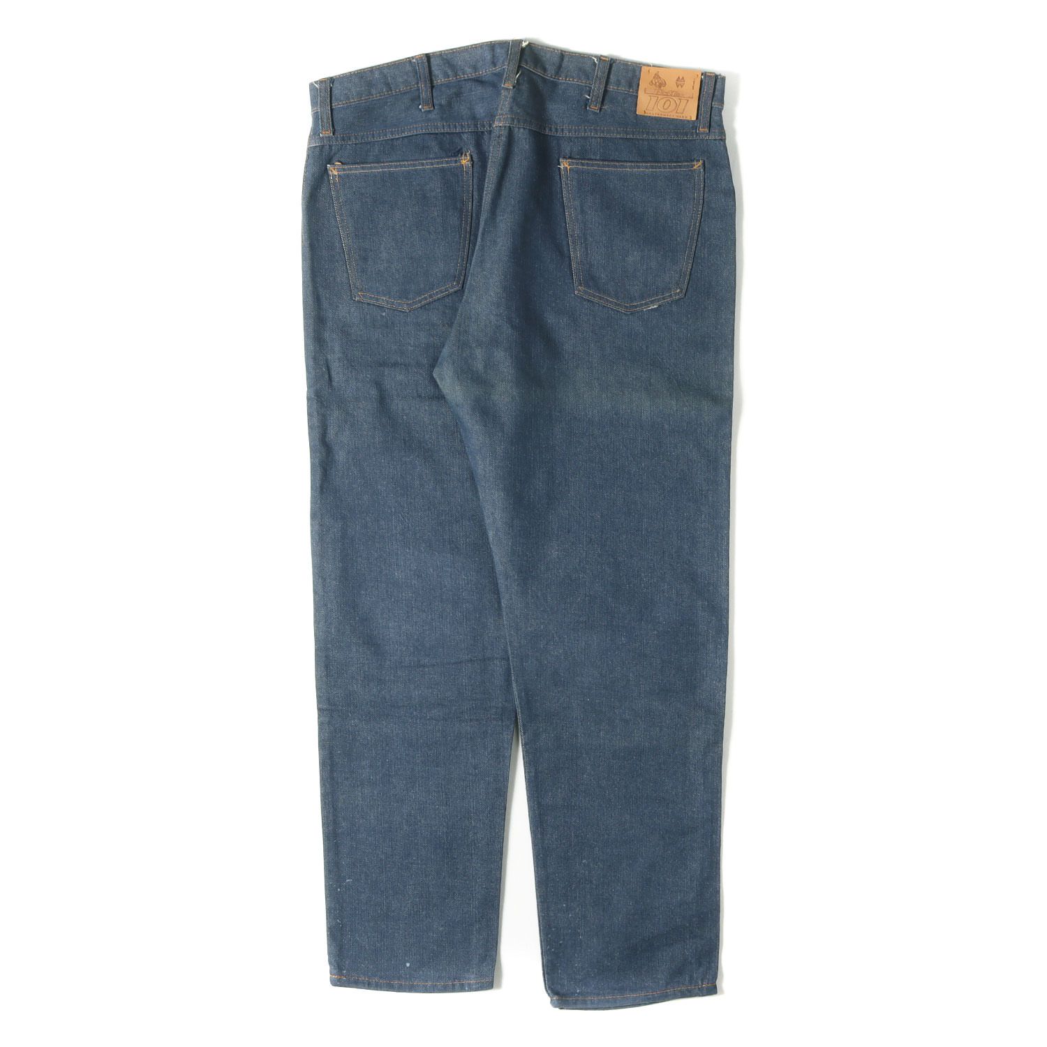 MONTGOMERY WORD モンゴメリーワード デニムパンツ サイズ:W39相当 | 濃紺 ビッグサイズ | 60s MONTGOMERY WARD / POWRHOUSE 101 | 片耳付き 5ポケット デニムパンツ | インディゴ 95% | 60年代 古着 ヴィンテージ | ボトムス ジーンズ ジーパン【メンズ】【中古】 MONTGOMERY WORD モンゴメリーワード デニムパンツ サイズ:W39相当