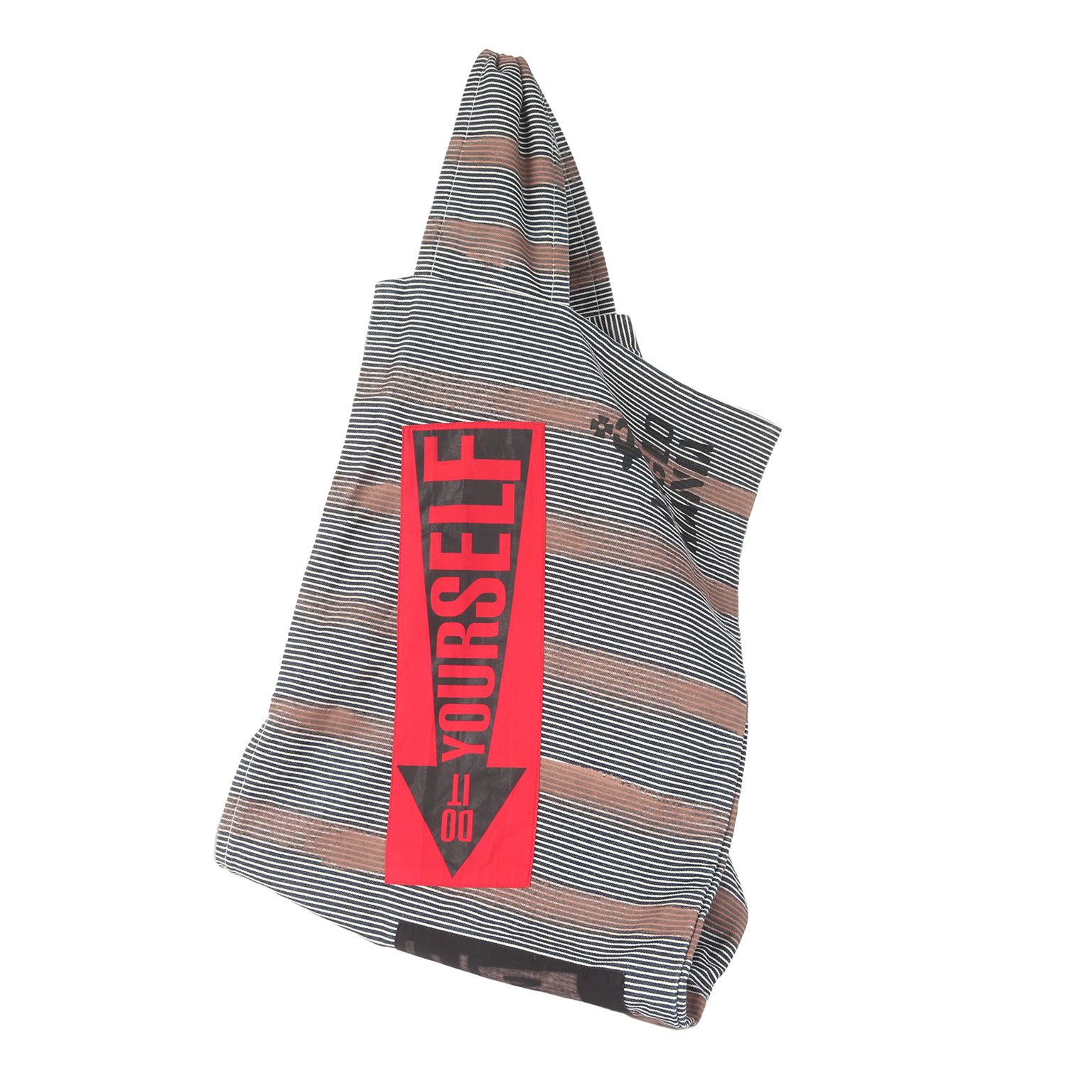 vivienne westwood ヴィヴィアン ウエストウッド バッグ | パッチ ペイント カスタム ヒッコリー デニム ショルダーバッグ (Anglomania) | ブルー ホワイト | 日本製 ブランド カバン【メンズ】【中古】 vivienne westwood ヴィヴィアン ウエストウッド バッグ | パッチ
