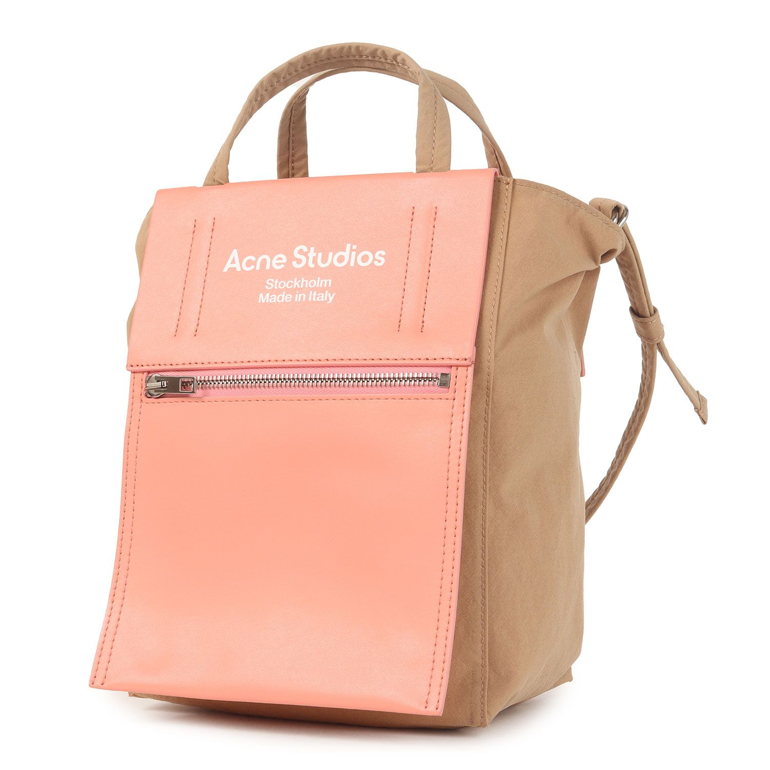 ACNE STUDIOS アクネ ストゥディオズ バッグ ピンク ベージュ サイズ:S 