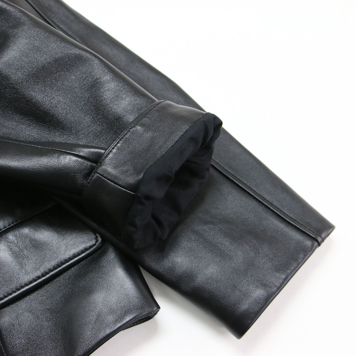 CELINE セリーヌ ジャケット ブラック 黒 サイズ:34(XS) | ラムレザー