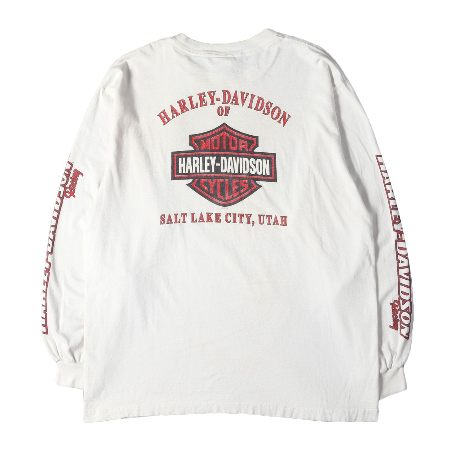 HARLEY-DAVIDSON ハーレーダビッドソン Tシャツ ホワイト 白 サイズ:XL