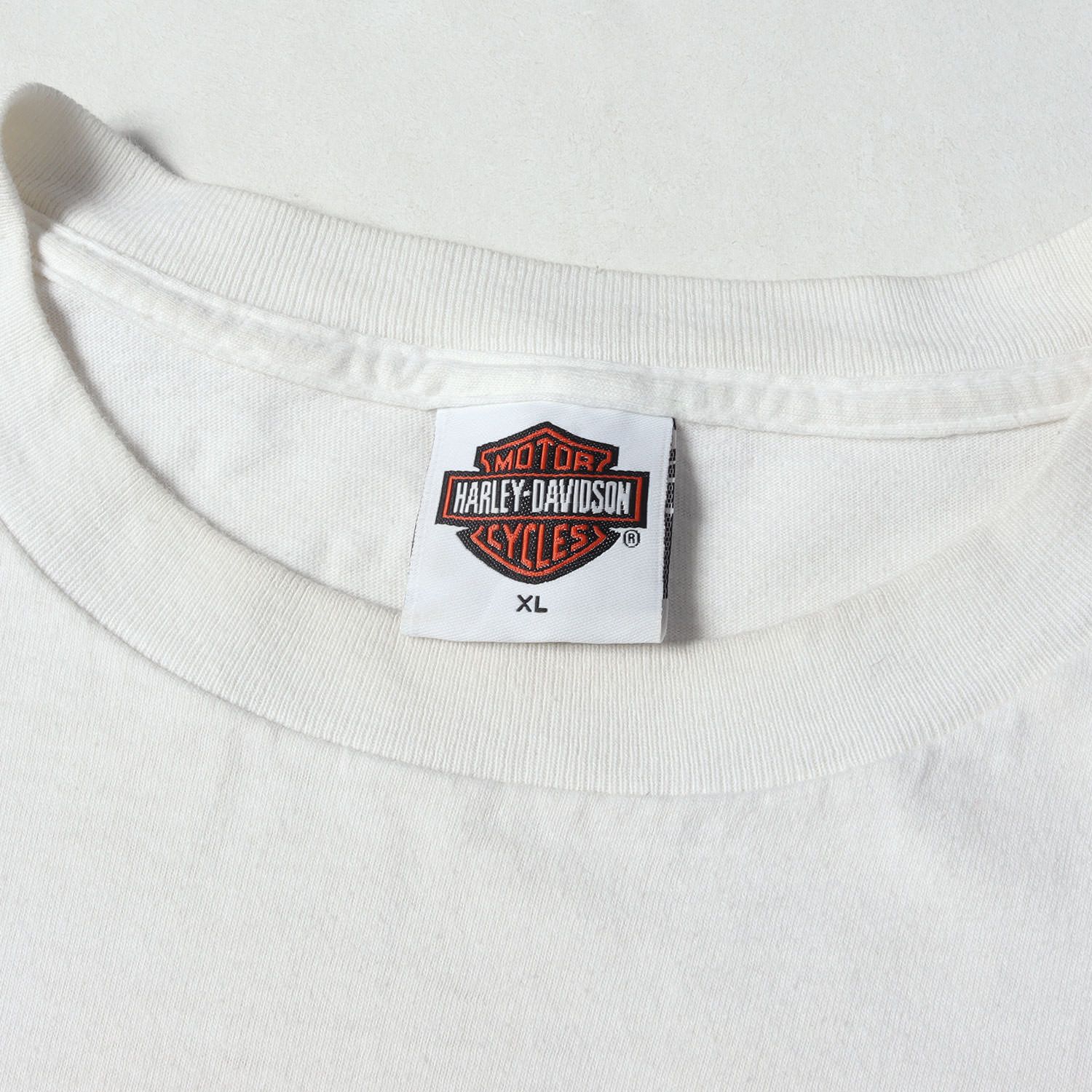 HARLEY-DAVIDSON ハーレーダビッドソン Tシャツ ホワイト 白 サイズ:XL